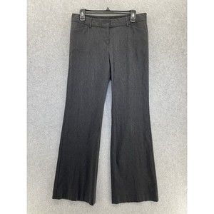Express Women's Trousers Pants Editor Size 8 Solid Gray Wide Leg